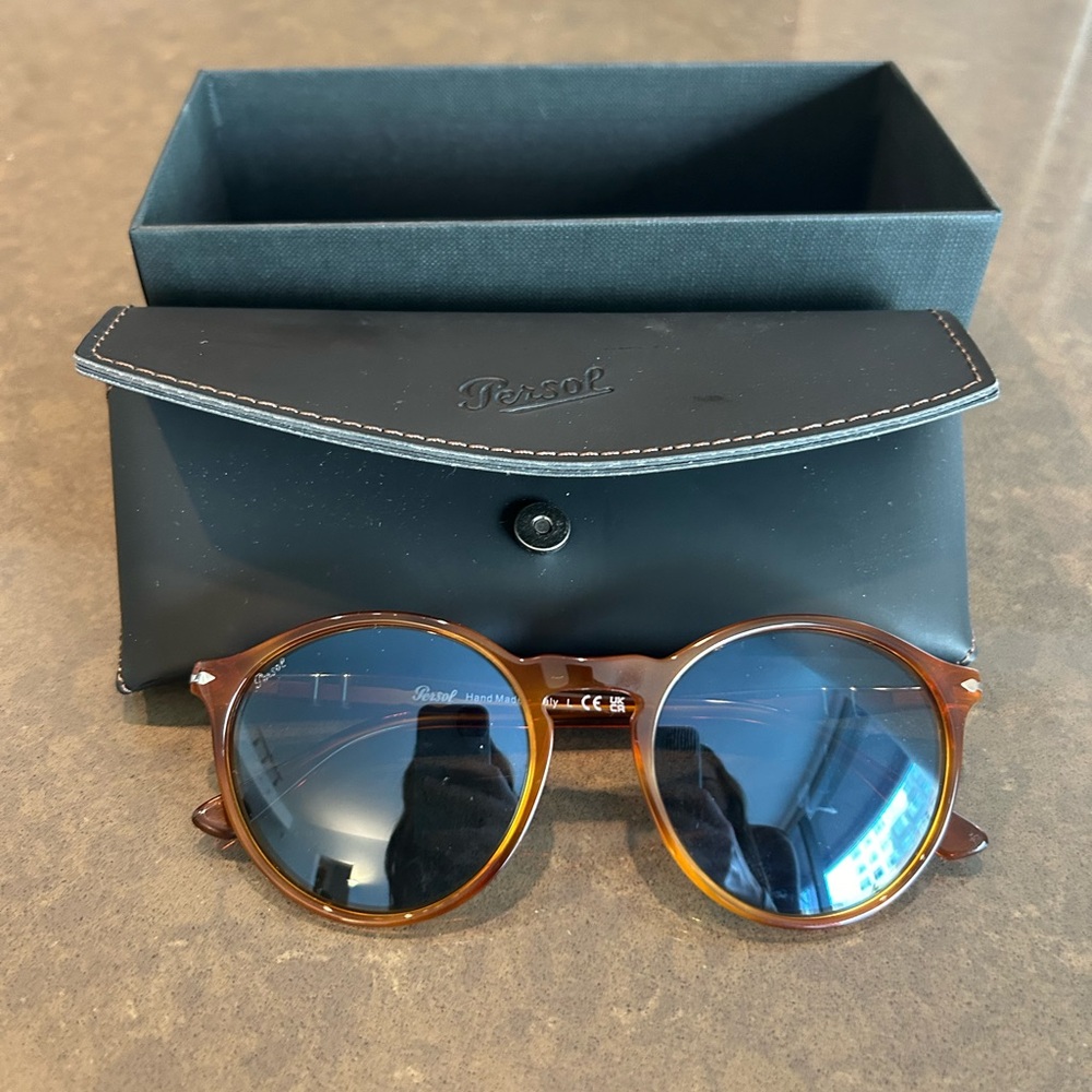 Persol Round Frame Sunglasses